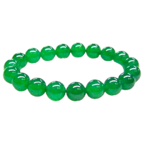 Green Jade Bracelet - 8 mm