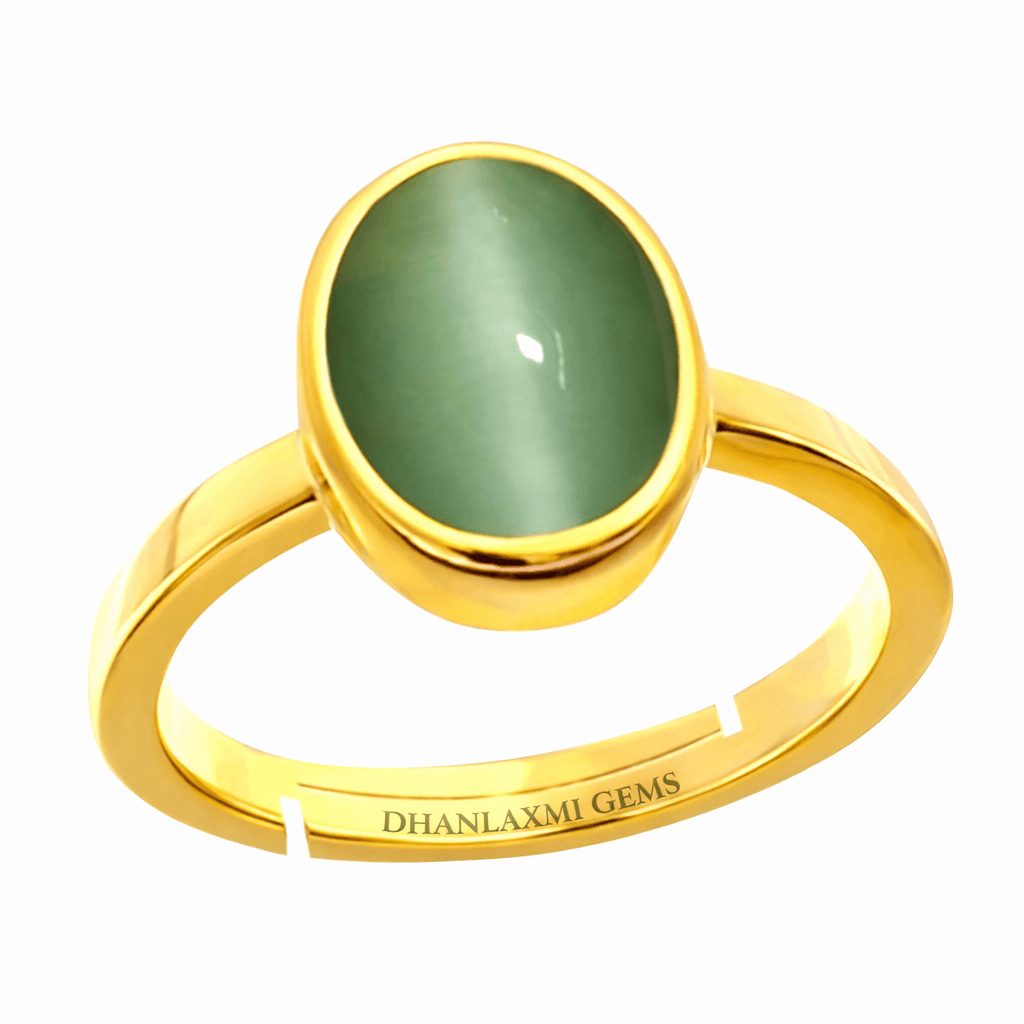 Certified Cat's Eye Ring in Panchdhatu