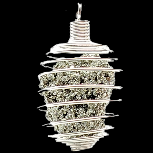 Pyrite Cage Pendant