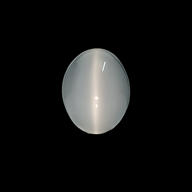 Moonstone Cat's Eye (Lahsuniya) - 5.21 Carat (5.72 Ratti)-Origin-India