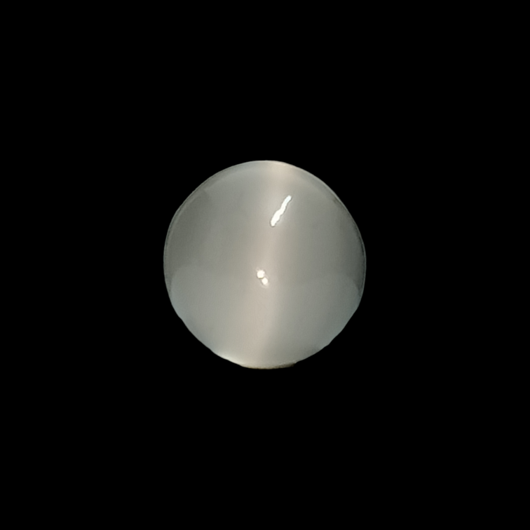 Moonstone Cat's Eye (Lahsuniya) - 7.82 Carat (8.59 Ratti)-Origin-India