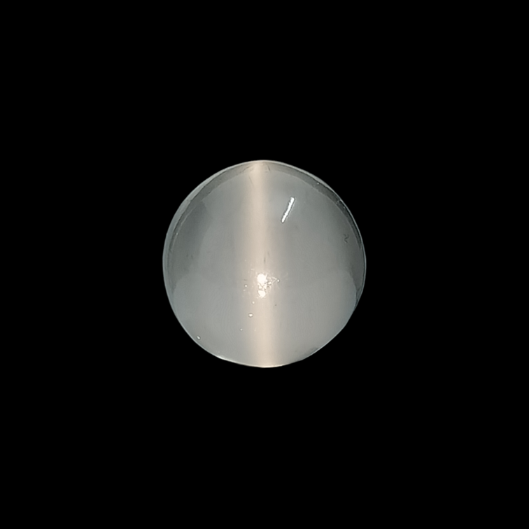 Moonstone Cat's Eye (Lahsuniya) - 9.47 Carat (10.41 Ratti)-Origin-India