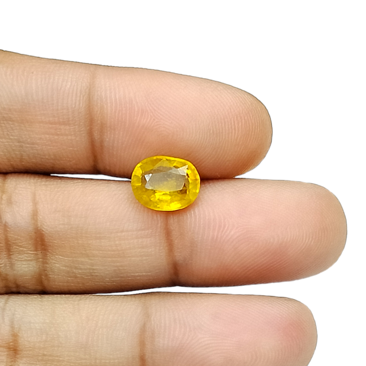 Yellow Sapphire-2.32 Carat (2.55 Ratti)-Origin-Bangkok