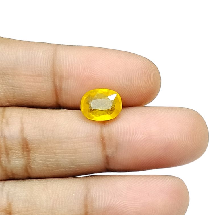 Yellow Sapphire-2.5 Carat (2.74 Ratti)-Origin-Bangkok