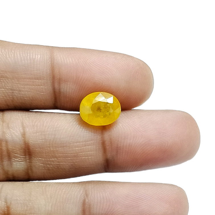 Yellow Sapphire-3.6 Carat (3.9 Ratti)-Origin-Bangkok