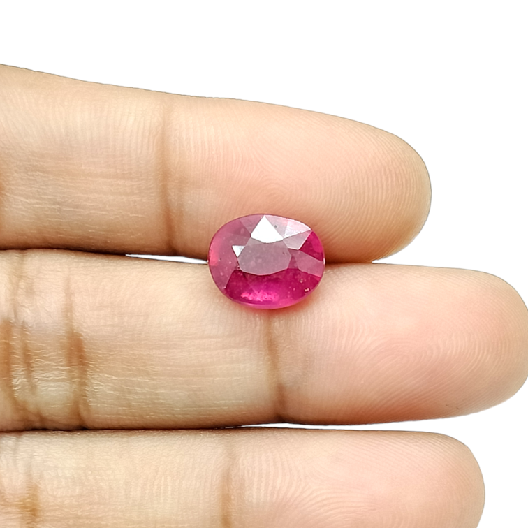 Ruby (Manik)-4.4 Carat (4.83 Ratti)-Origin-Bangkok