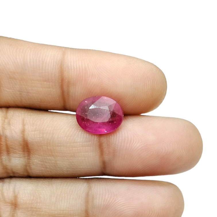 Ruby (Manik)-3.7 Carat (4.06 Ratti)-Origin-Bangkok